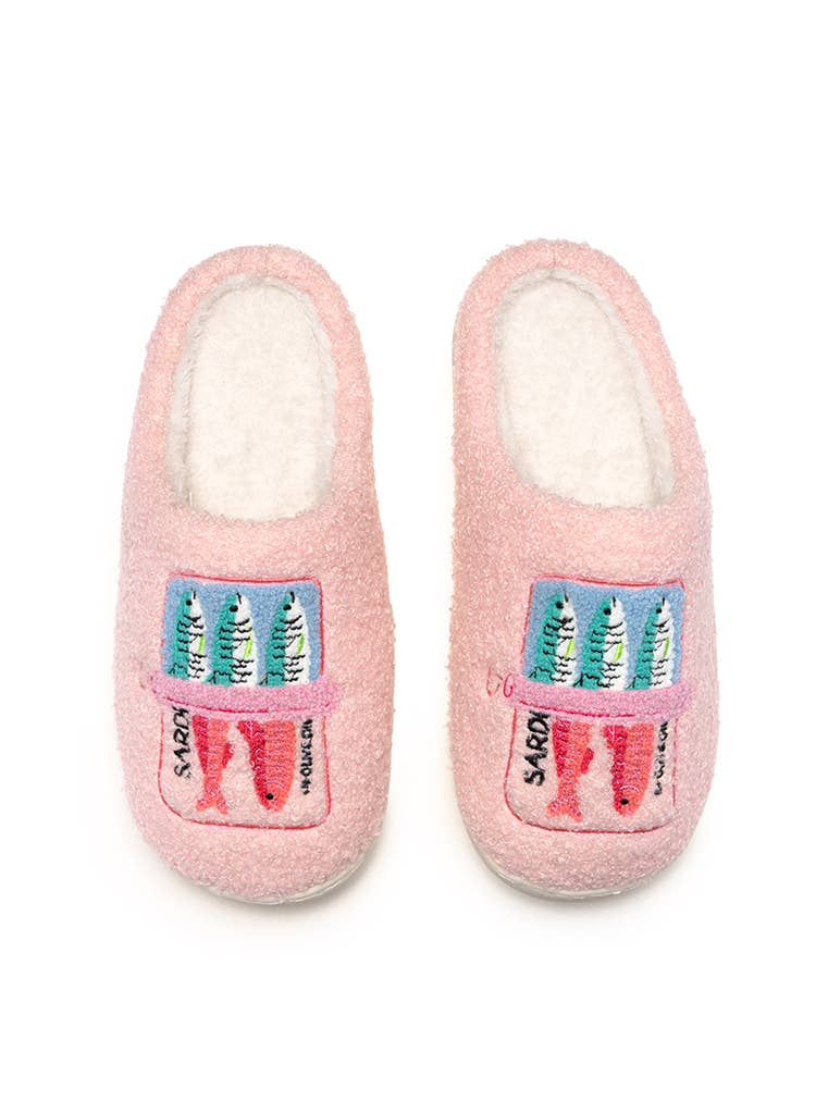 Pink Canned Sardines Slippers