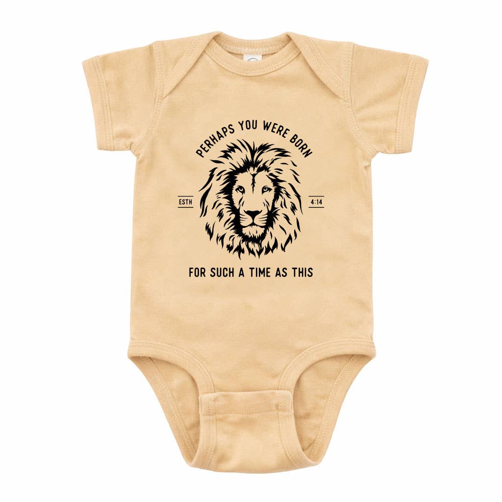 Esther Lion Baby Bodysuit