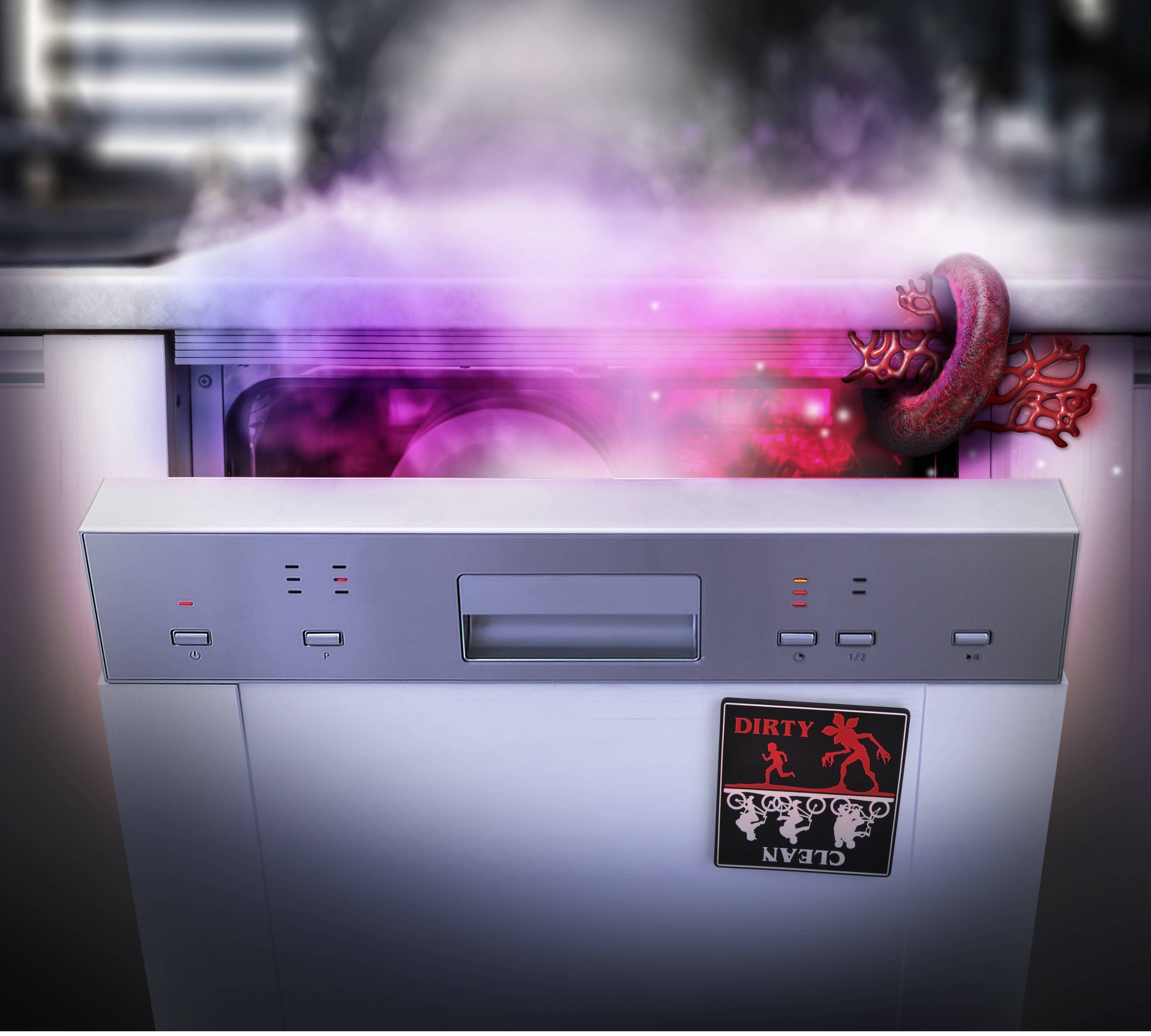 Stranger Things Dishwasher Sign