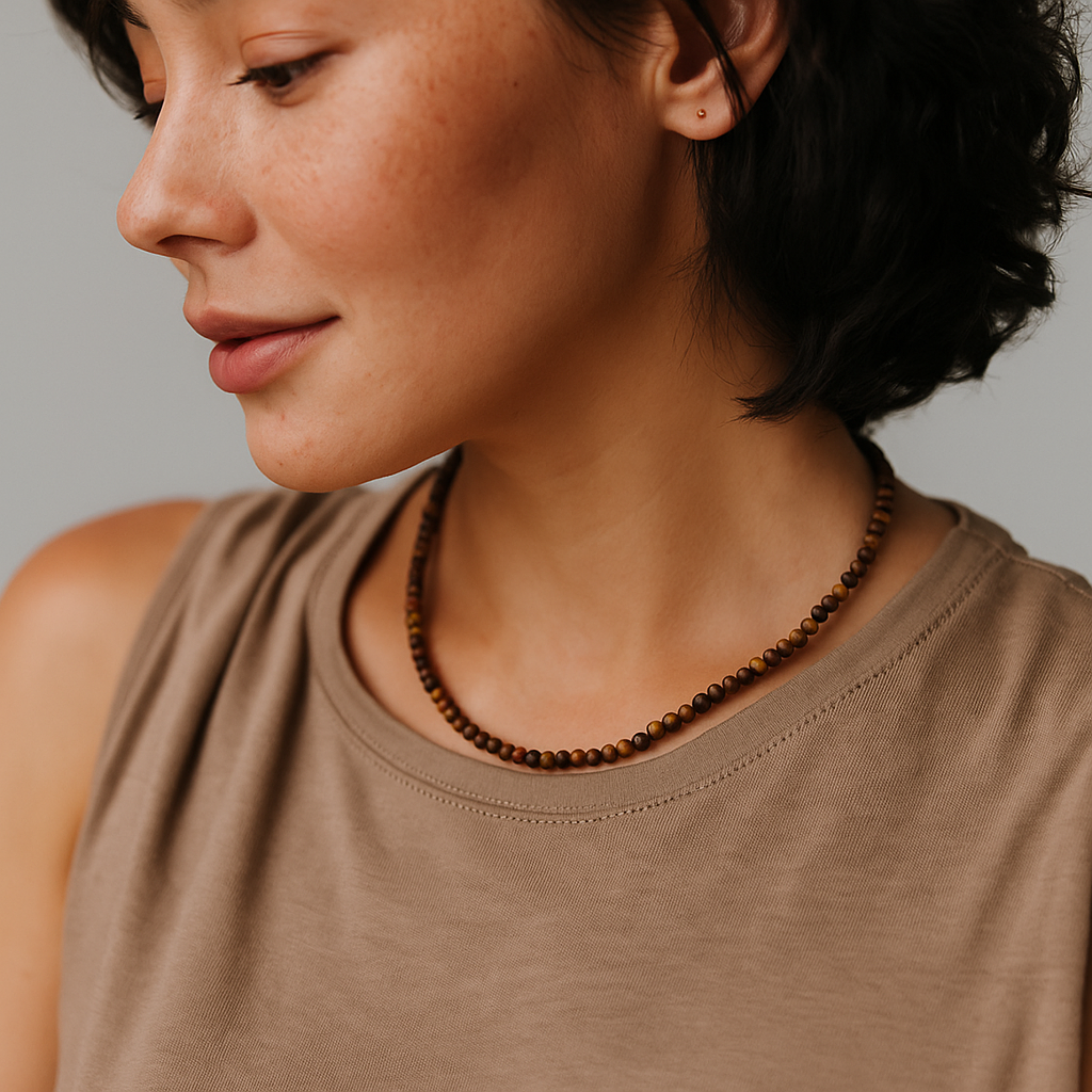 Natural Stone Beads Necklace