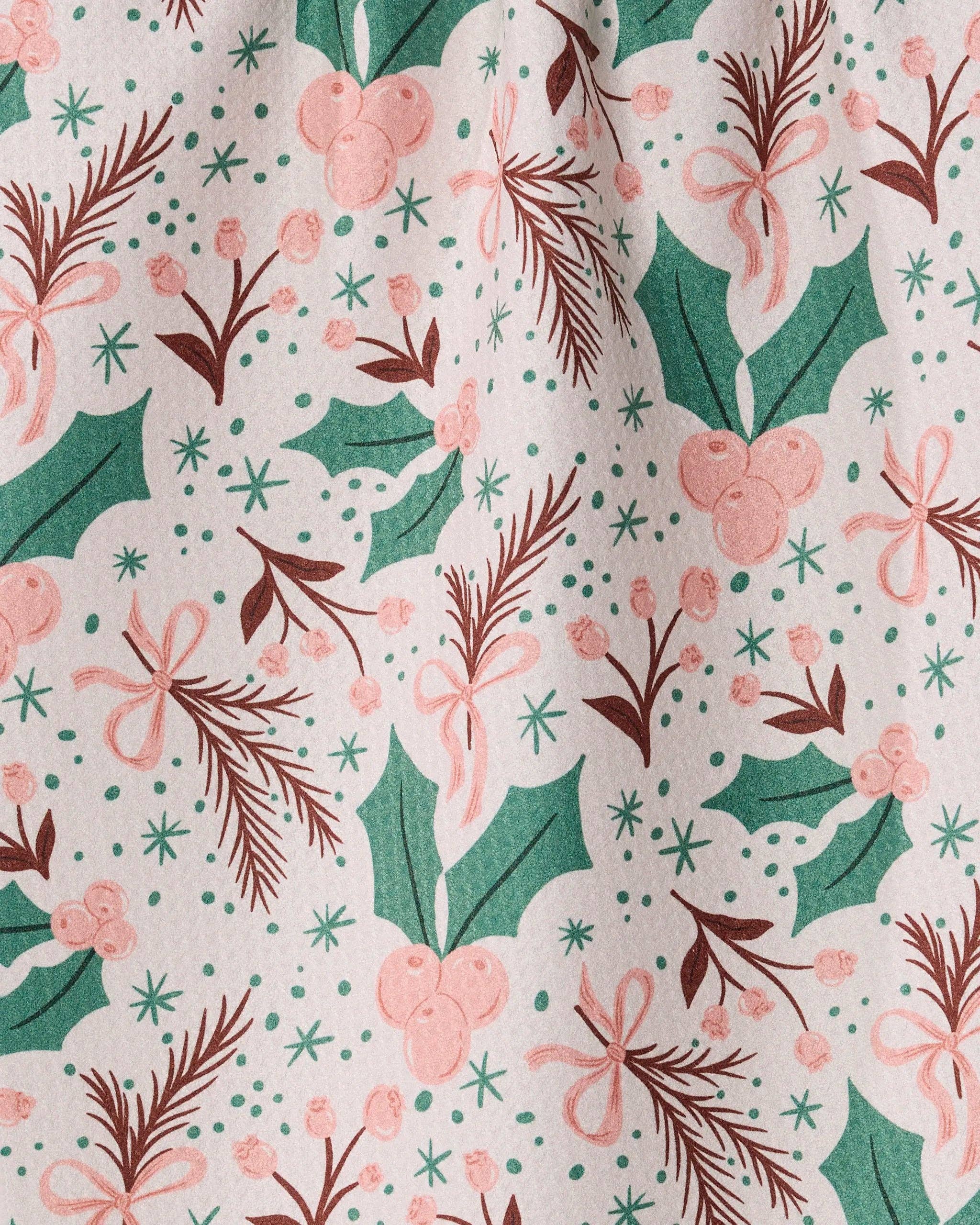 Sugarplum Florals Tea Towel - Holiday 2026: Forest