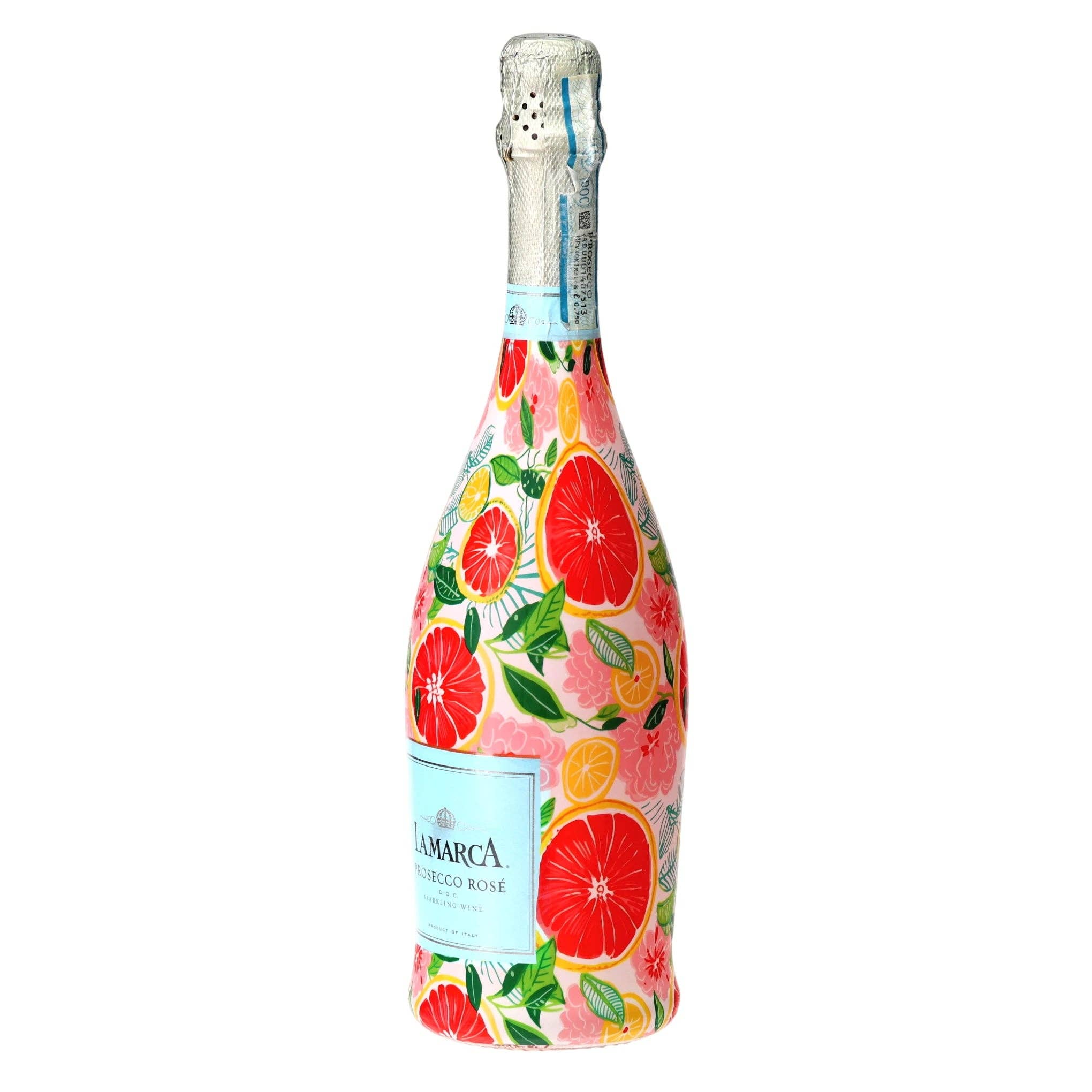 Preppy Grapefruits Prosecco Bottle Wrap