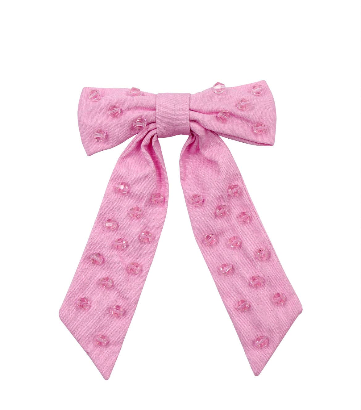  Pink Bow with Embellishments