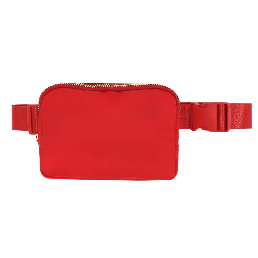 Varsity Collection Red Belt Bag