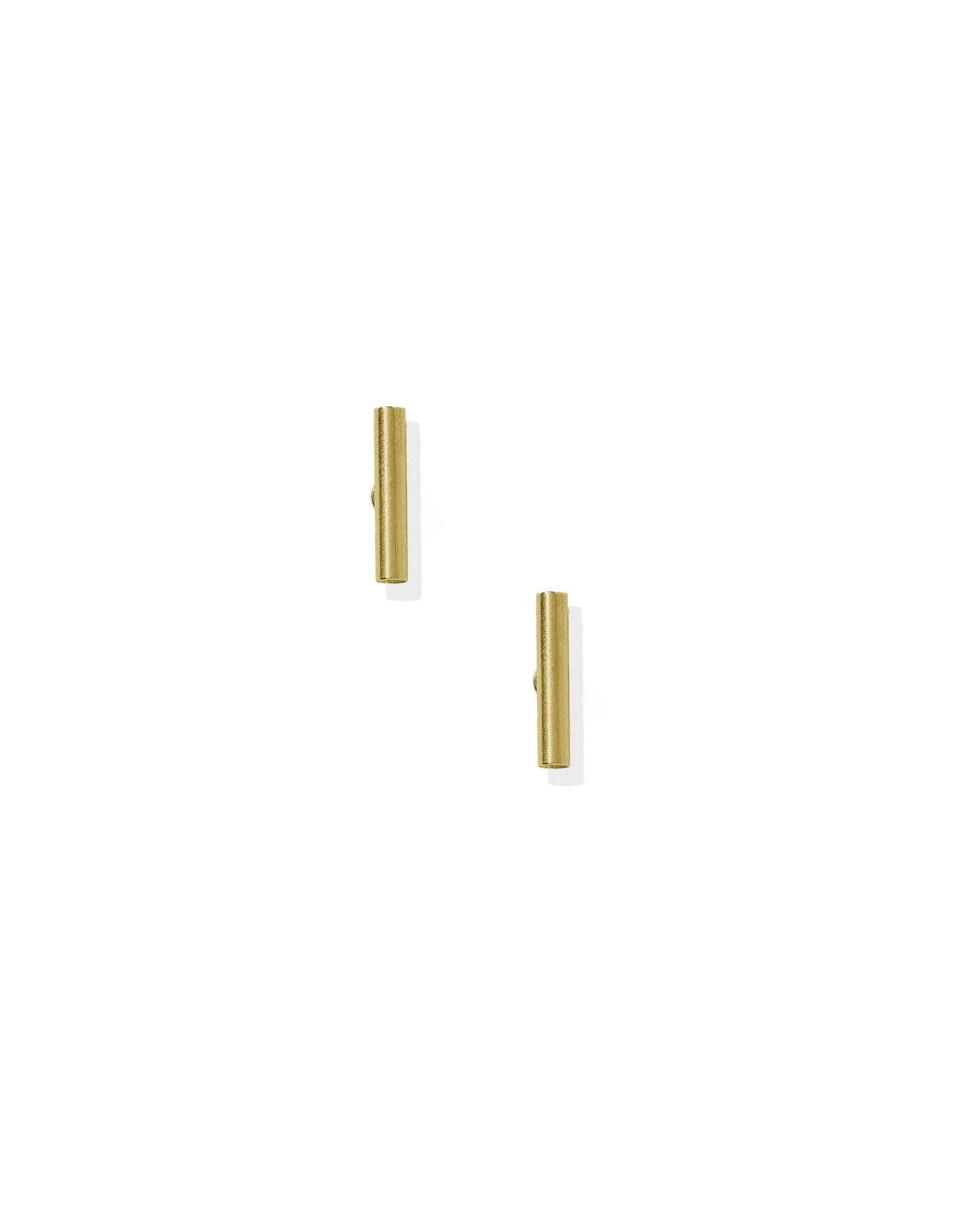 Perry Gold Screwback Stud Earrings