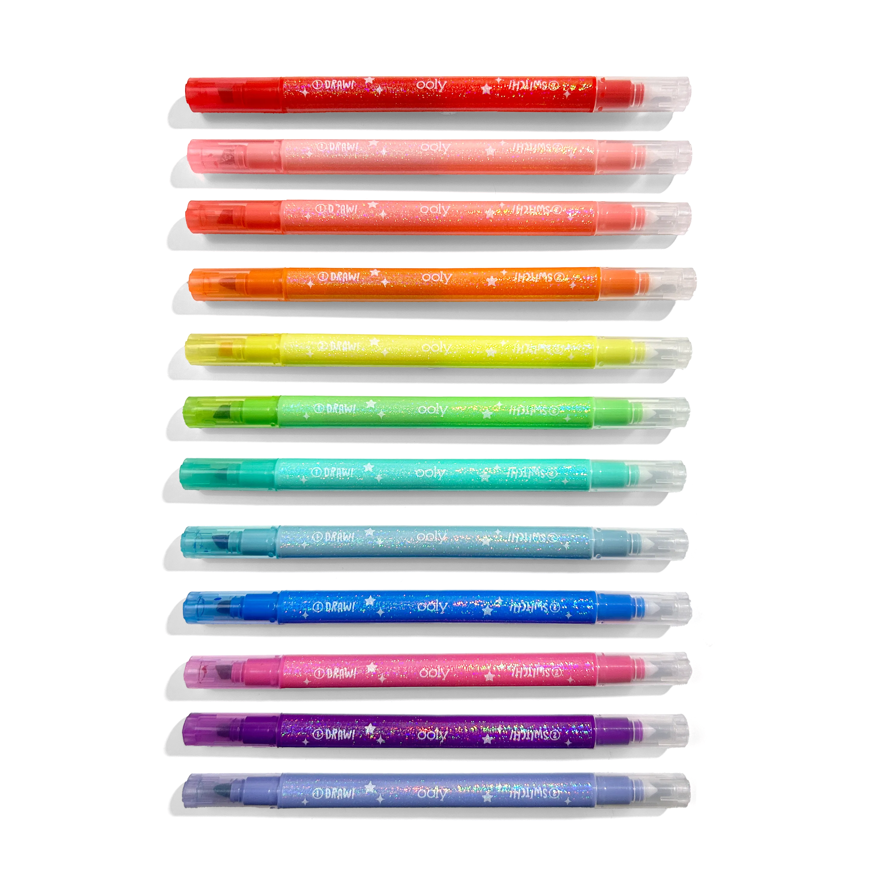 Switch-Eroo Sparkle Glittery Color Changing Markers