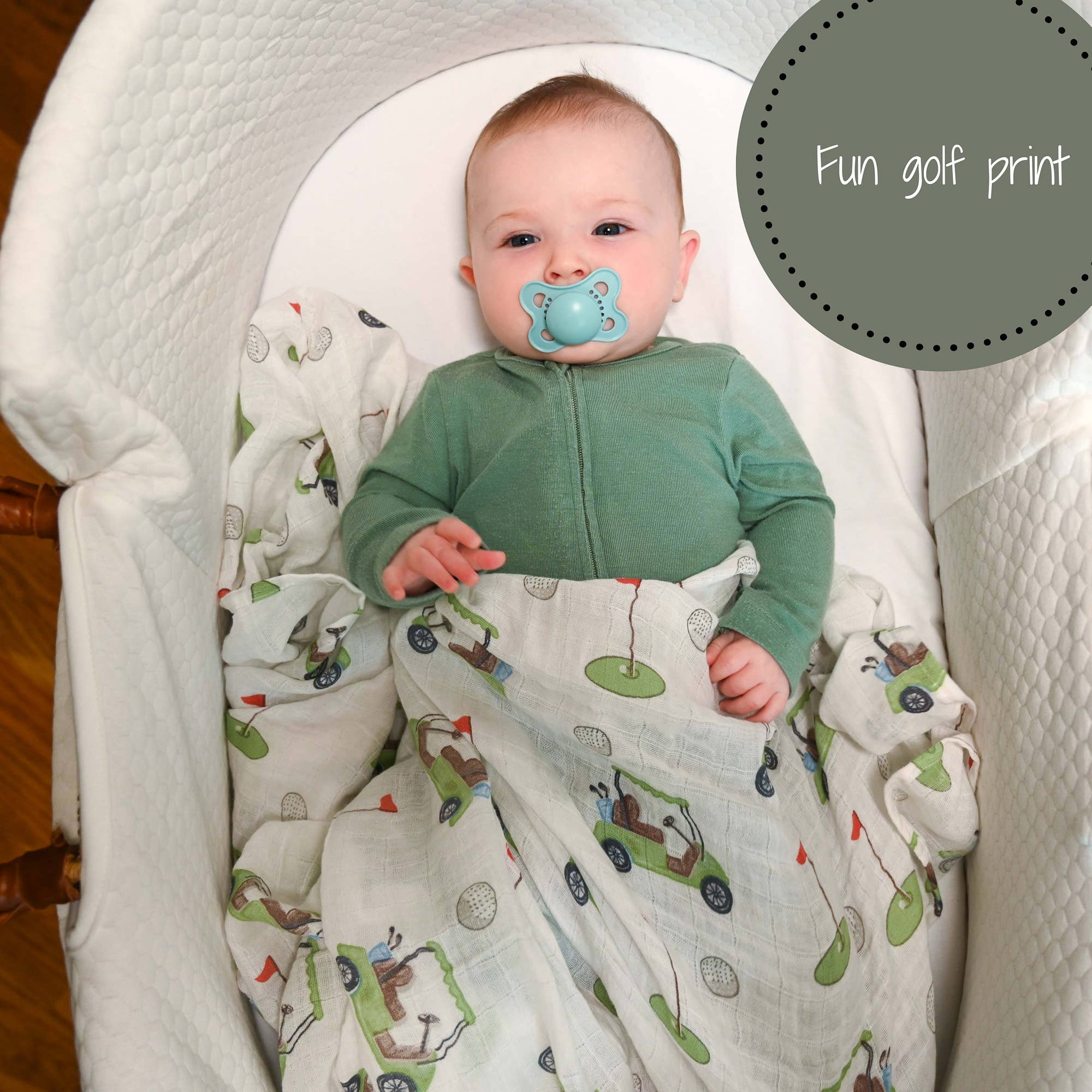 Golf Baby Swaddle Blanket