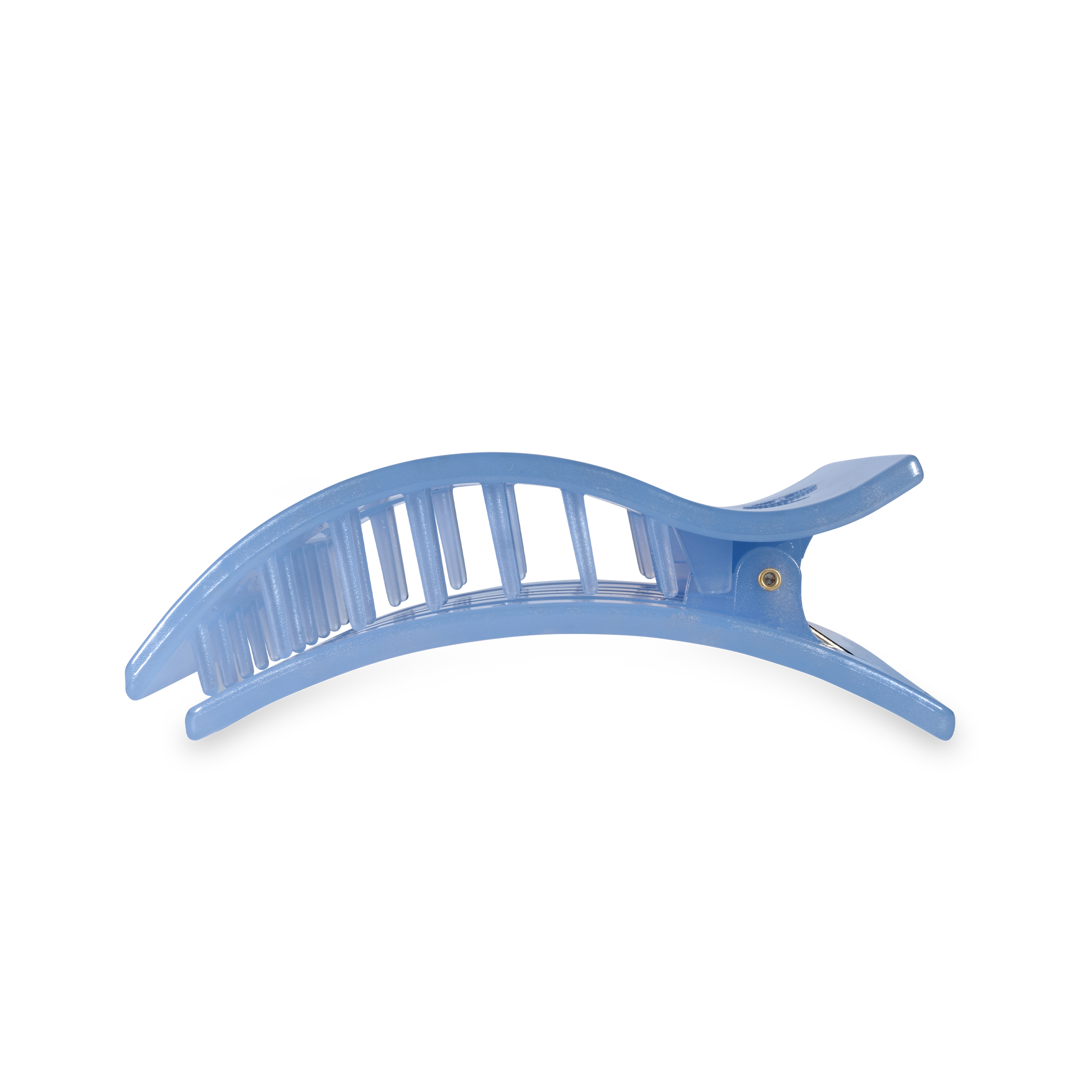 Flat Rectangle Hair Clip | Large | Blue Lagoon