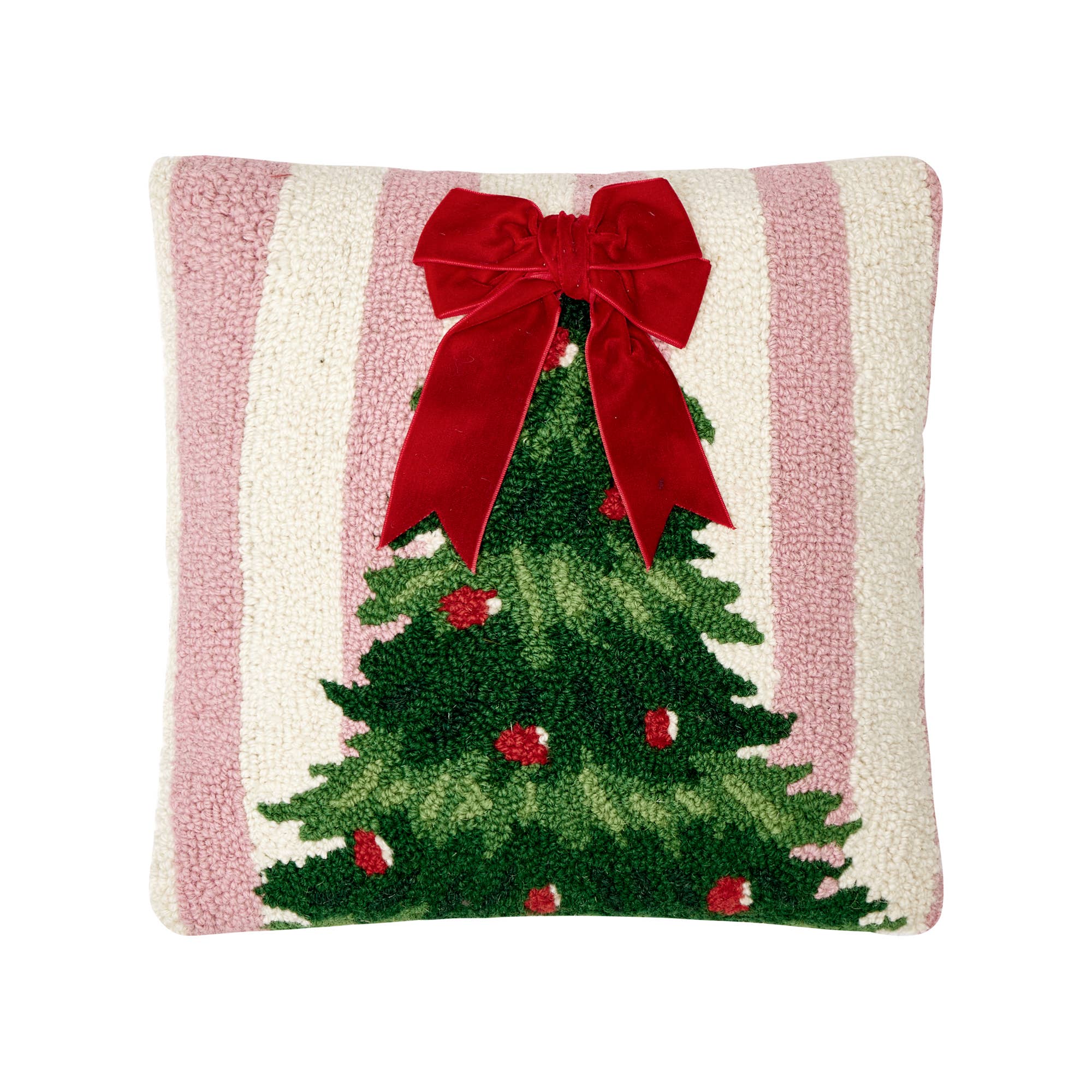 Pink Stripe Tree w/Ribbon Pillow