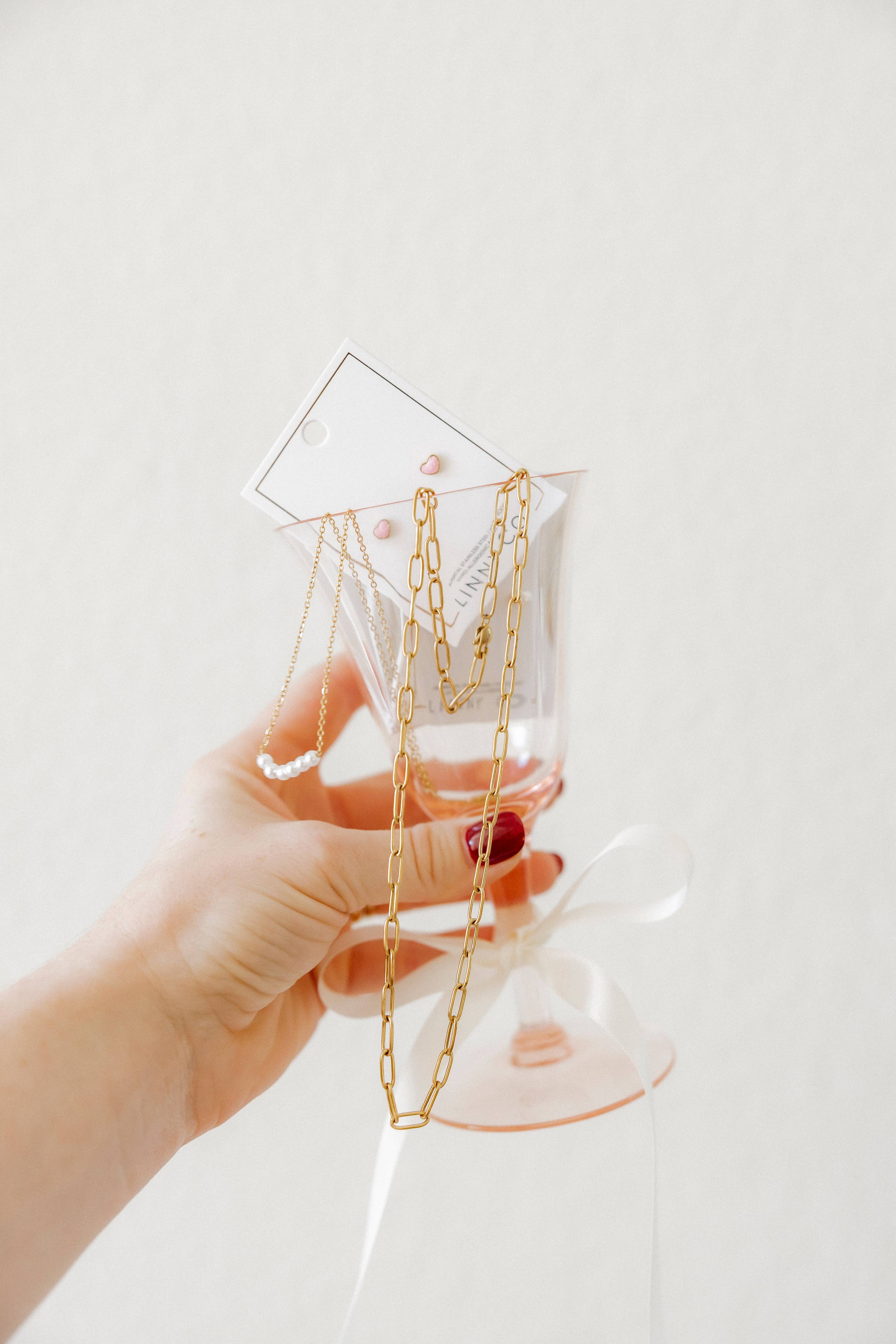 Palmer Paperclip Gold Necklace