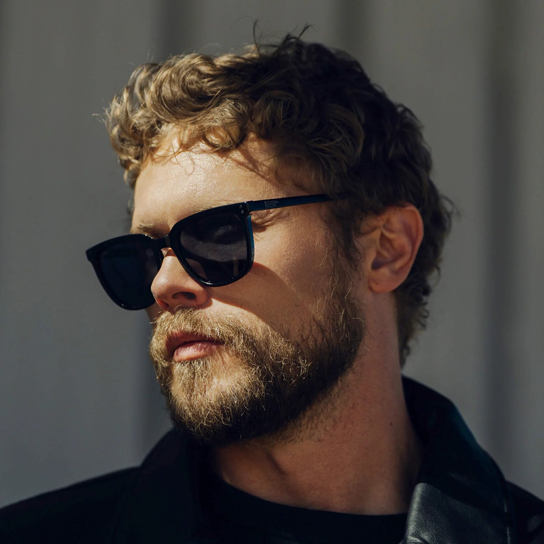 Abner Sunglasses in Black/Triple Black