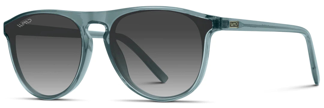 Prescott Sunglasses in Crystal Blue/Black