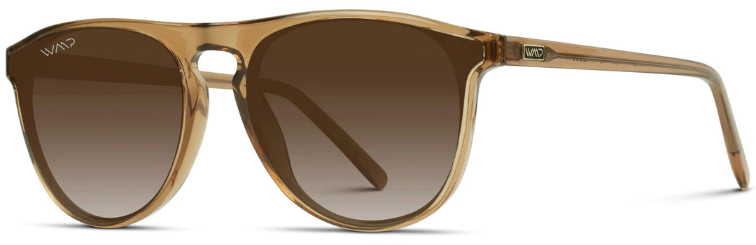 Prescott Sunglasses in Crystal Brown/Brown