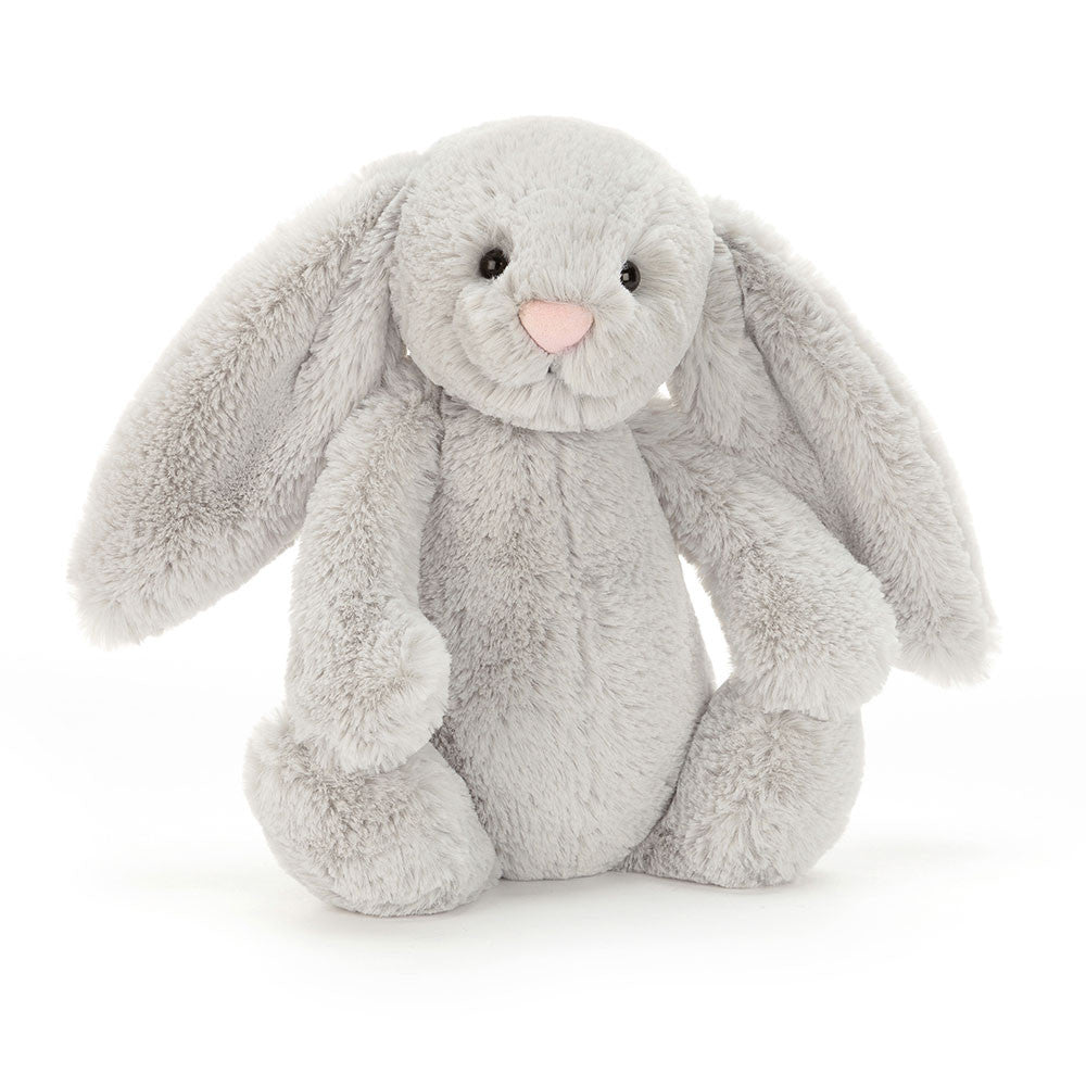 Medium Bashful Silver Bunny