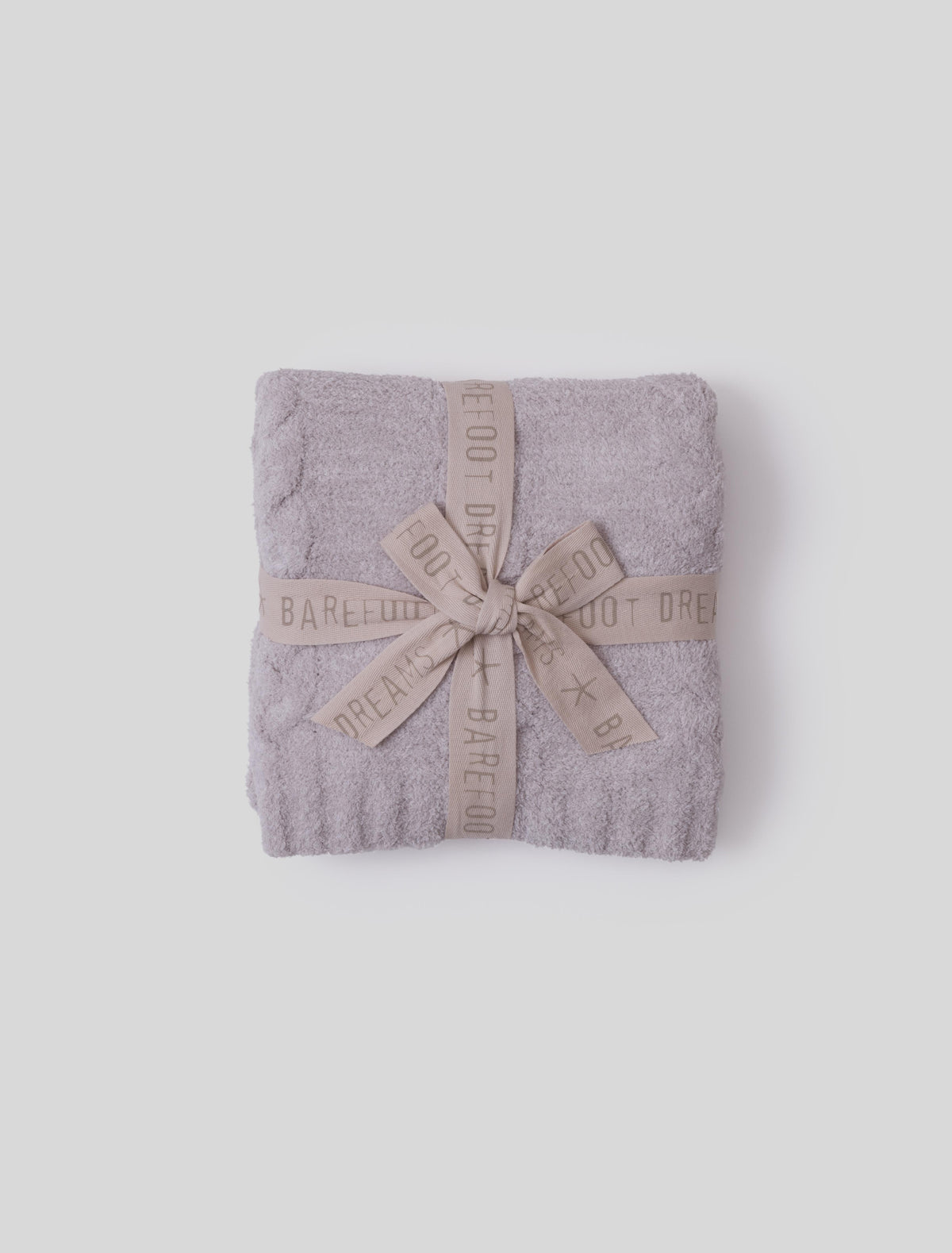 Almond-Sandstone CozyChic® Braided Cable Receiving Blanket