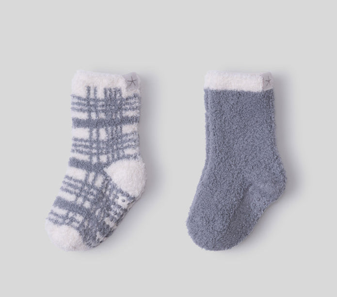 Moonbeam CozyChic® Toddler Plaid Sock Set