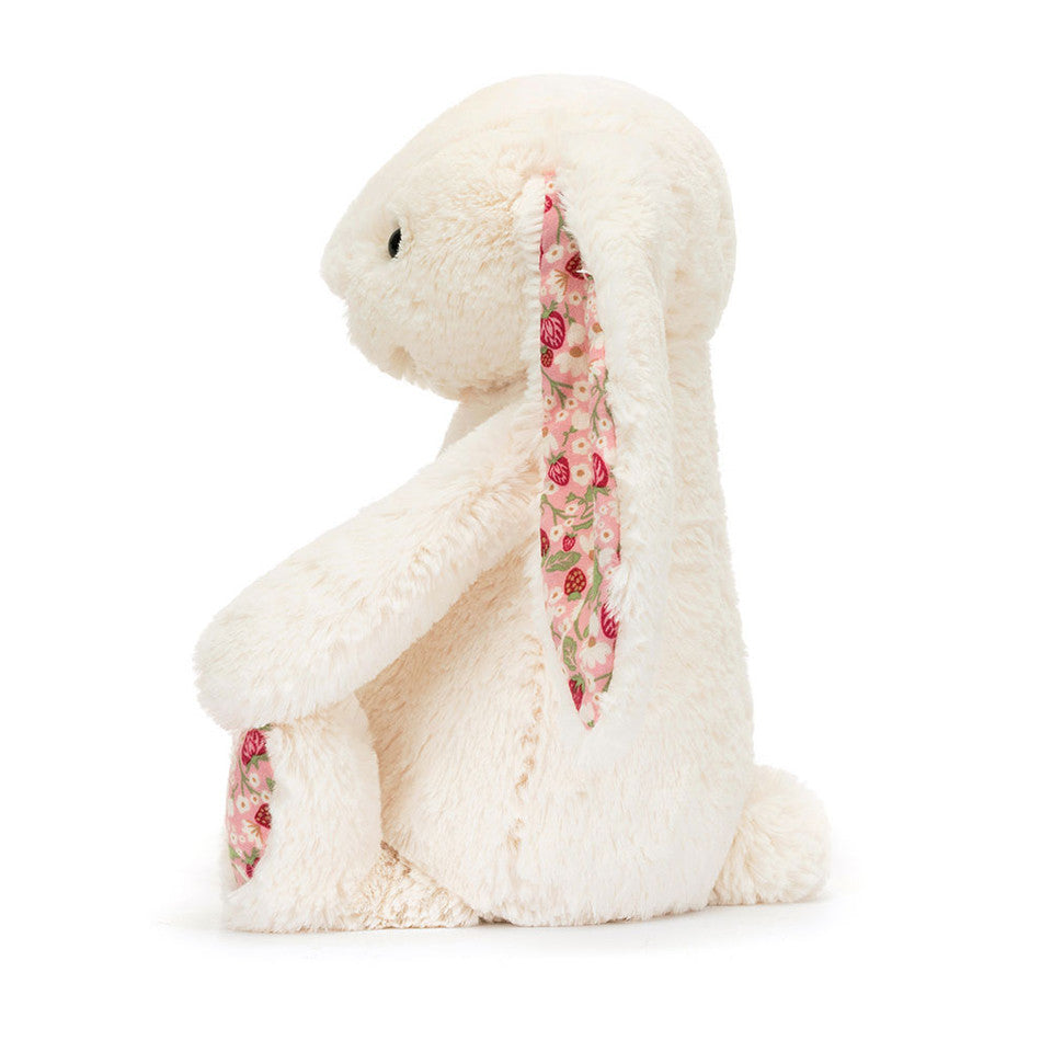 Medium Blossom Cream "Berry" Bunny