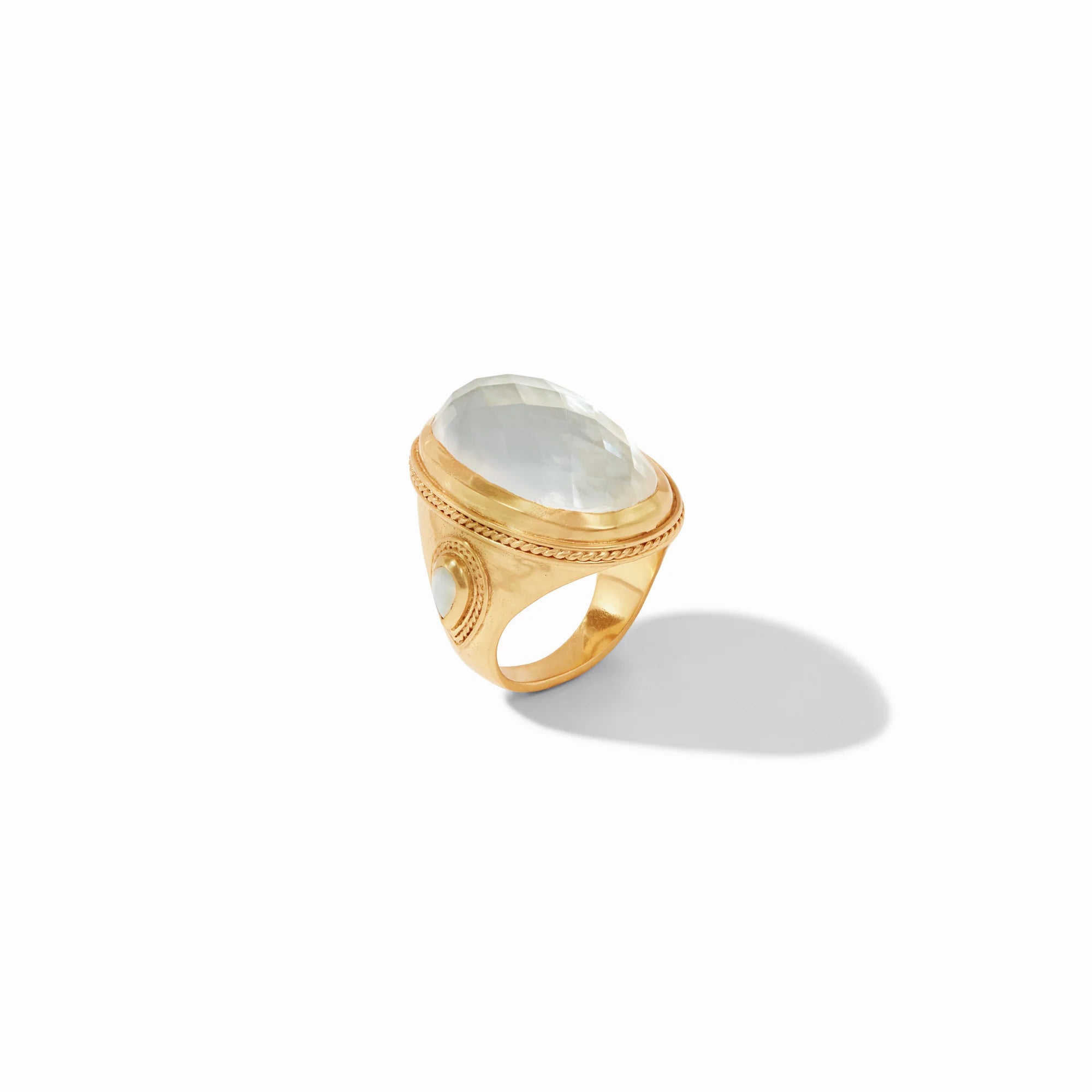 Cannes Statement Ring Clear Crystal