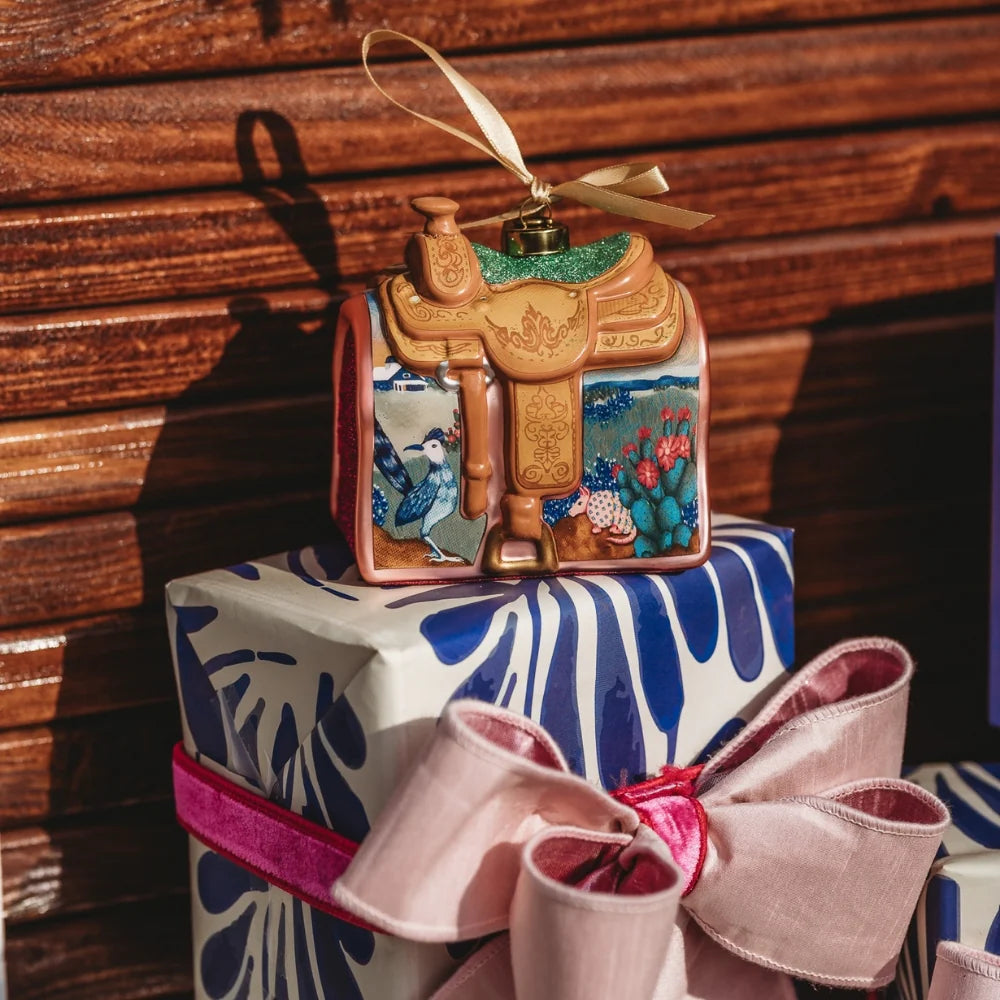 Saddle 2025 Texan Christmas Ornament
