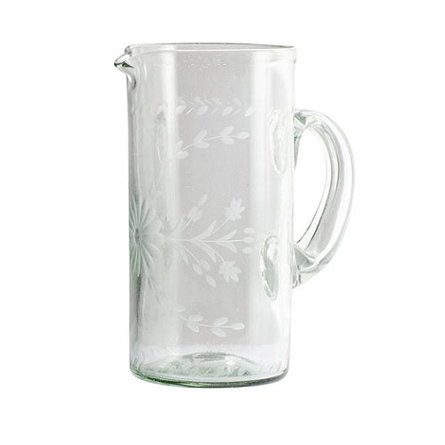 Clear Condessa Straight Pitcher