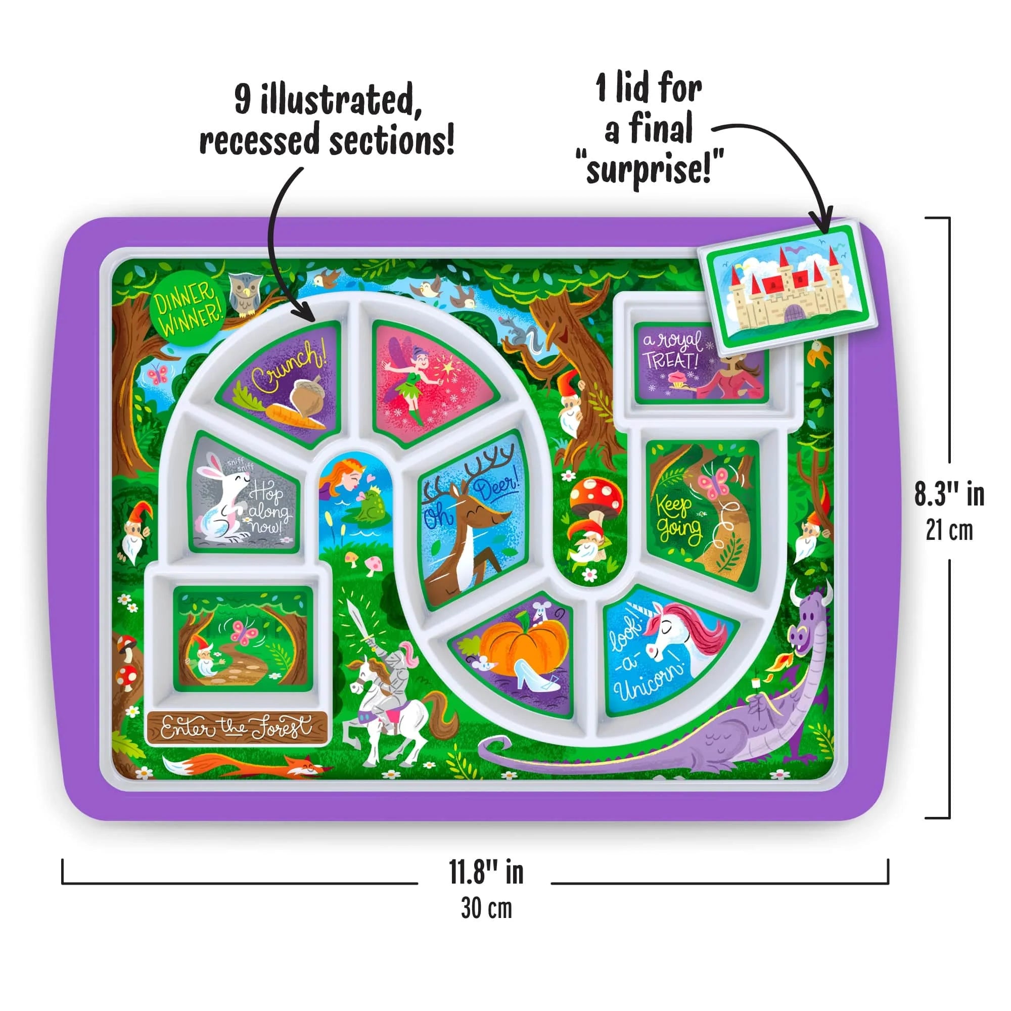 Dinner Winner Enchanted Forest Plate