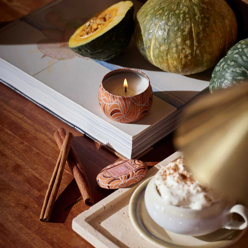 Spiced Pumpkin Latte Capsule Mini Tin Candle