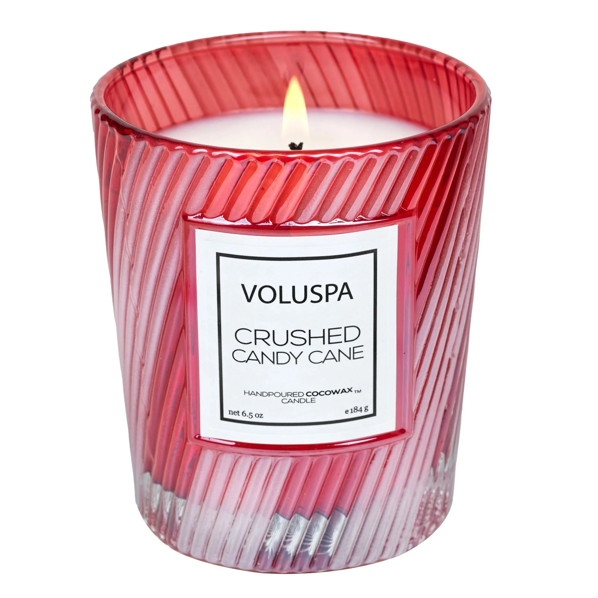 Crushed Candy Cane 6.5oz Classic Candle