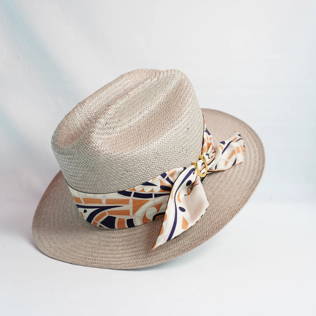 Gold Paisley Twilly Set