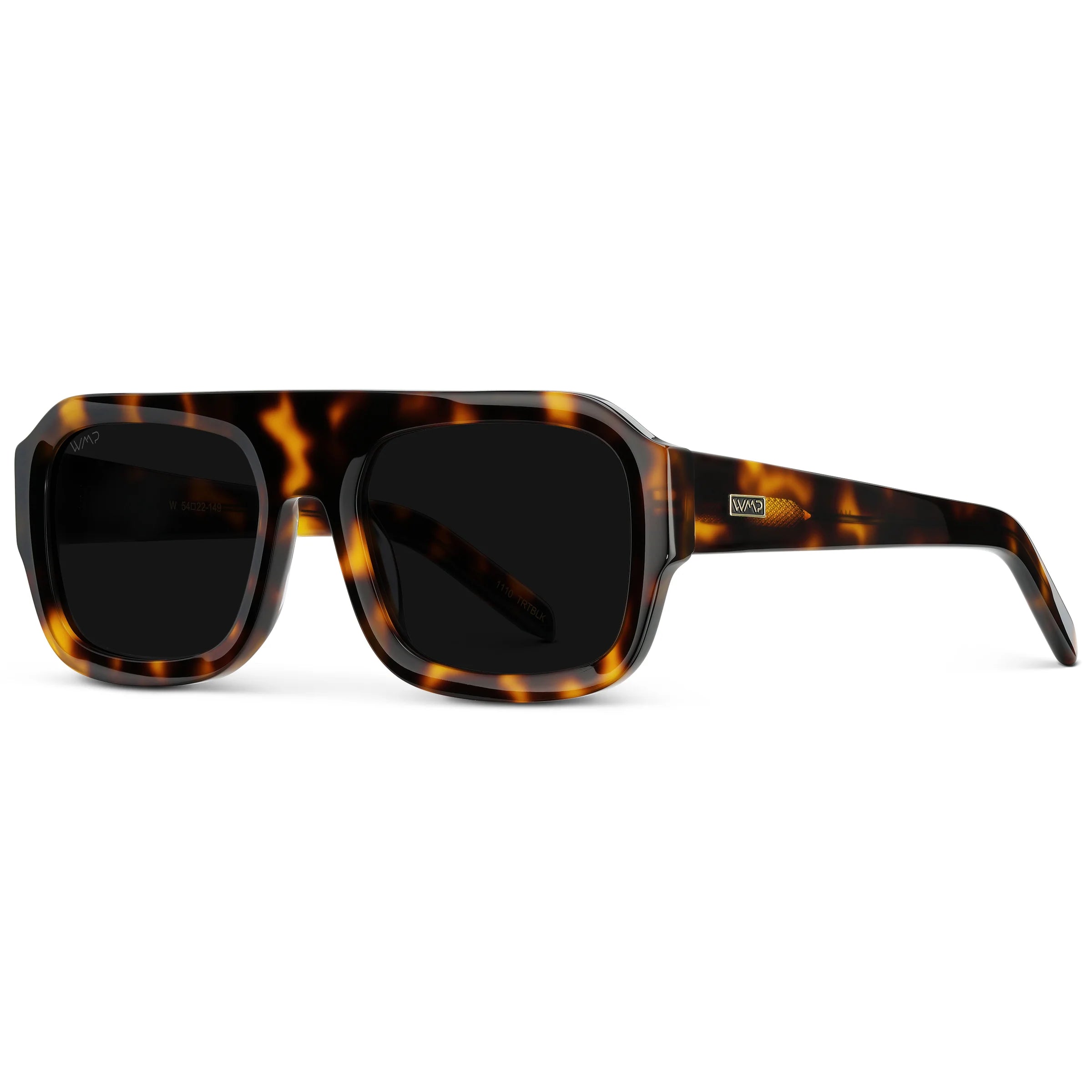 Harlee Sunglasses in Brown Tortoise/Triple Black