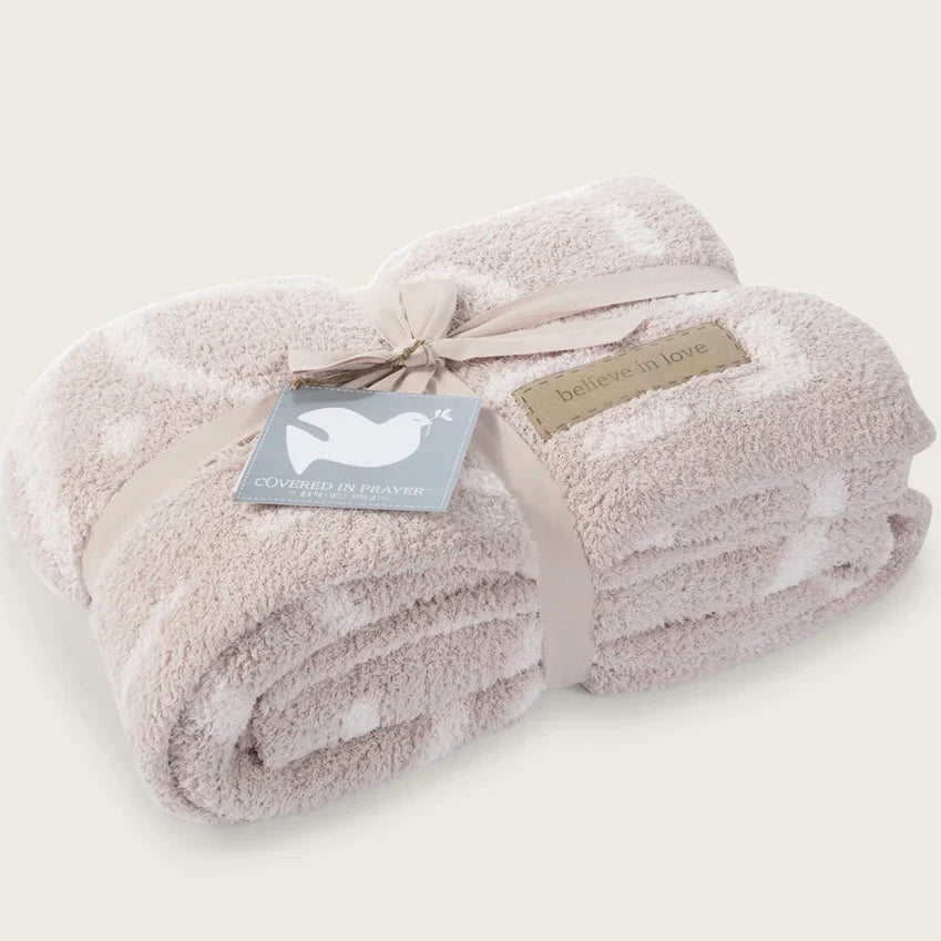 CozyChic® Covered in Prayer® Believe in Love Throw