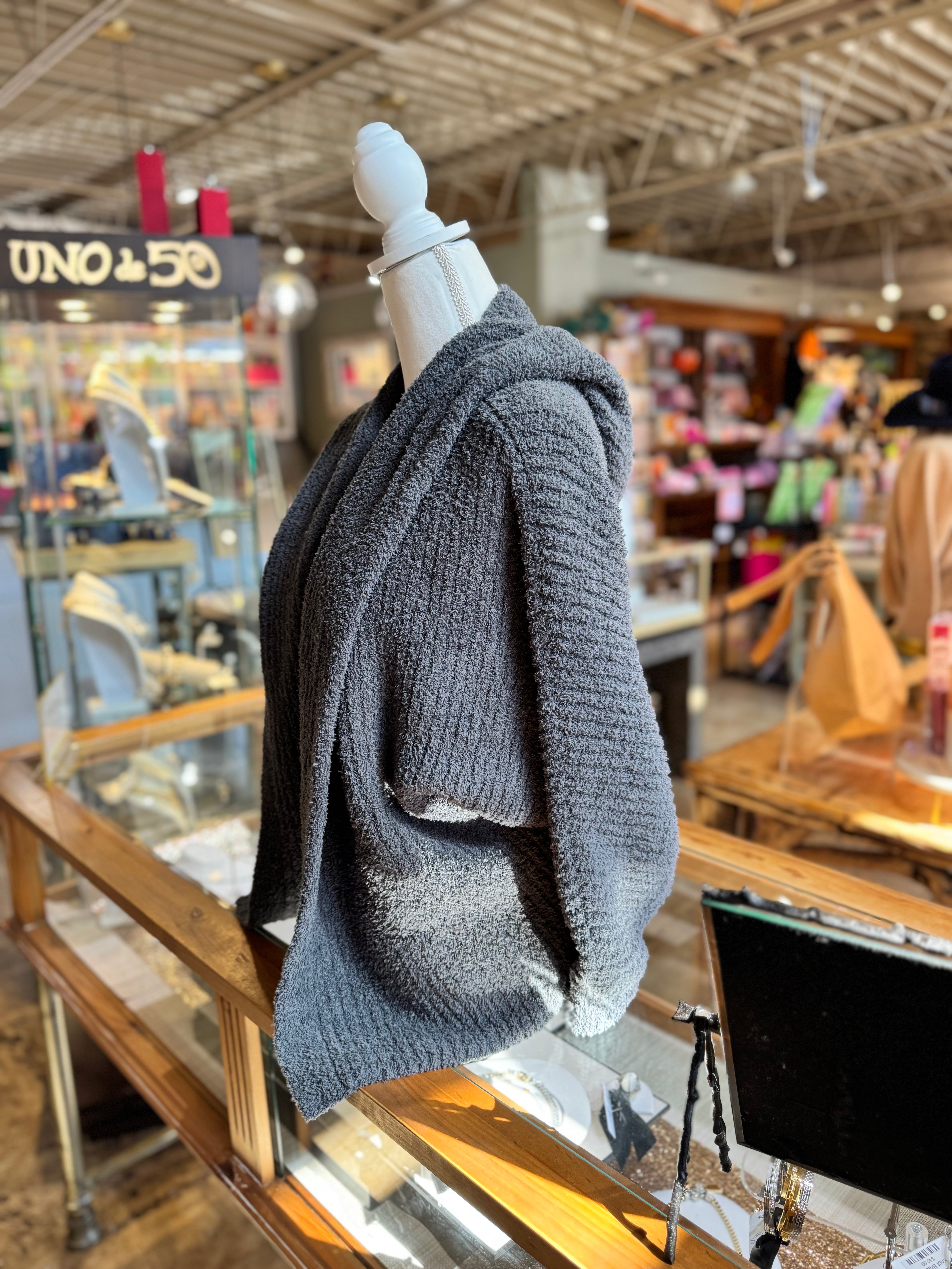 Charcoal Cozy Hoodie