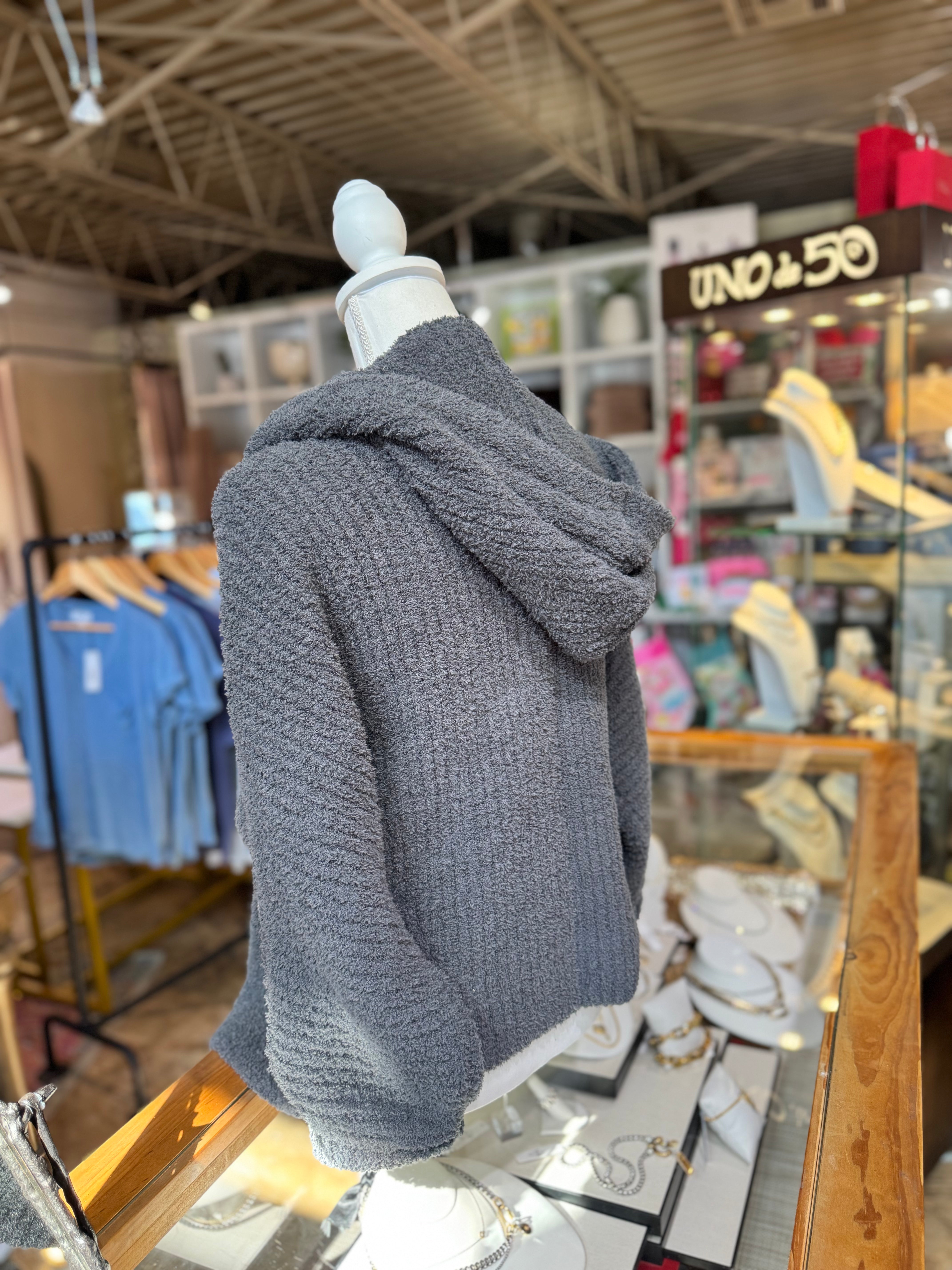 Charcoal Cozy Hoodie