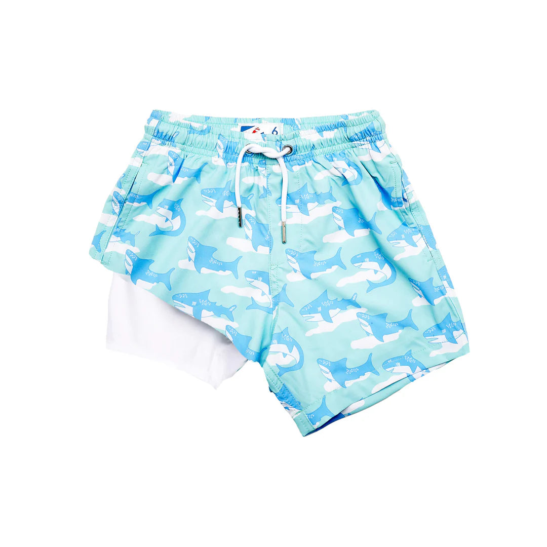 Boy's Jaws  Swim Trunks