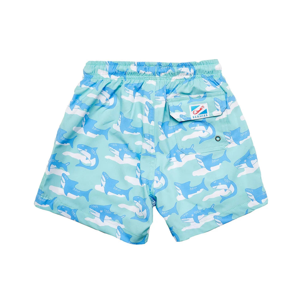Boy's Jaws  Swim Trunks