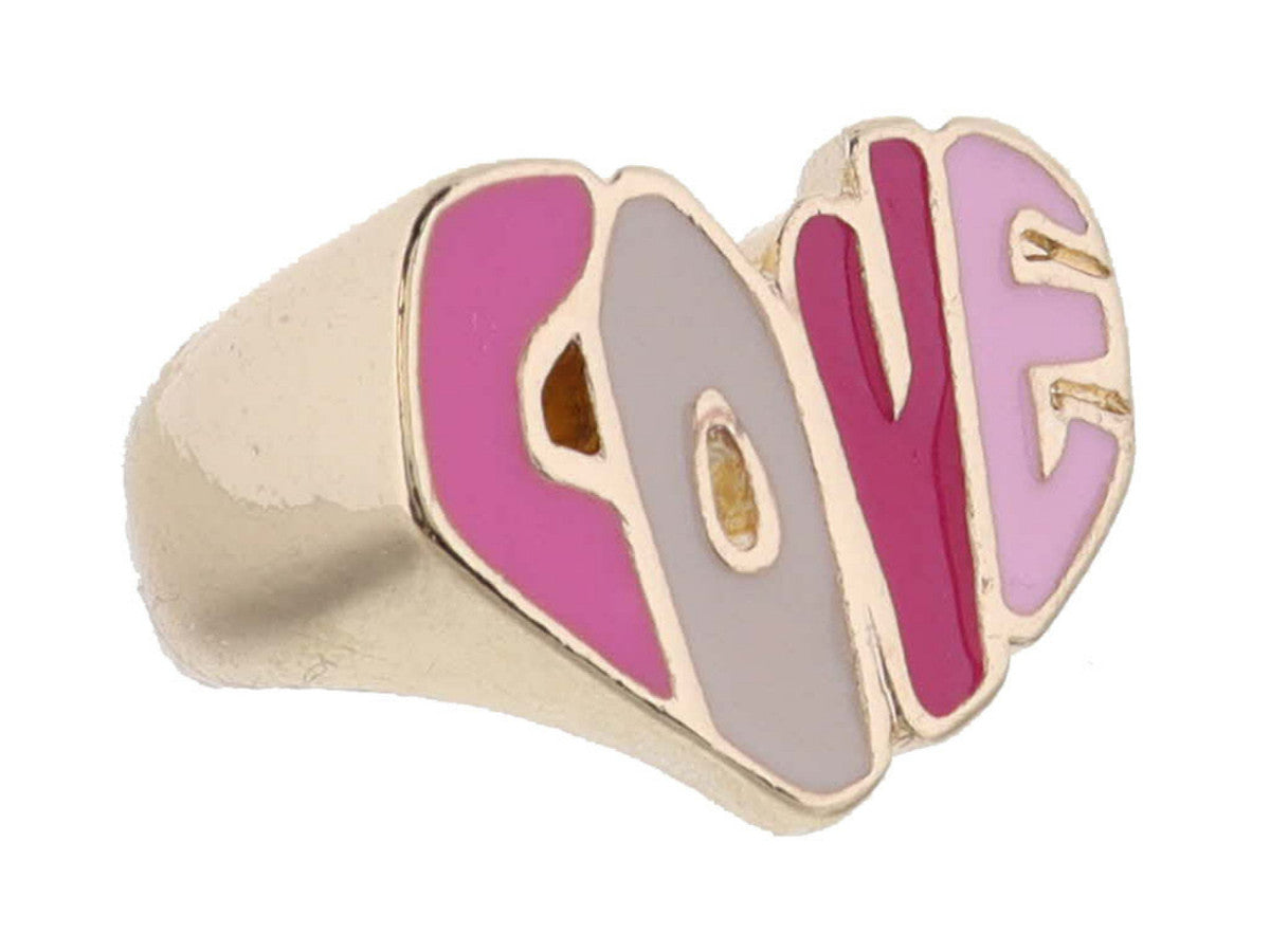 Kids Pink Love Ring