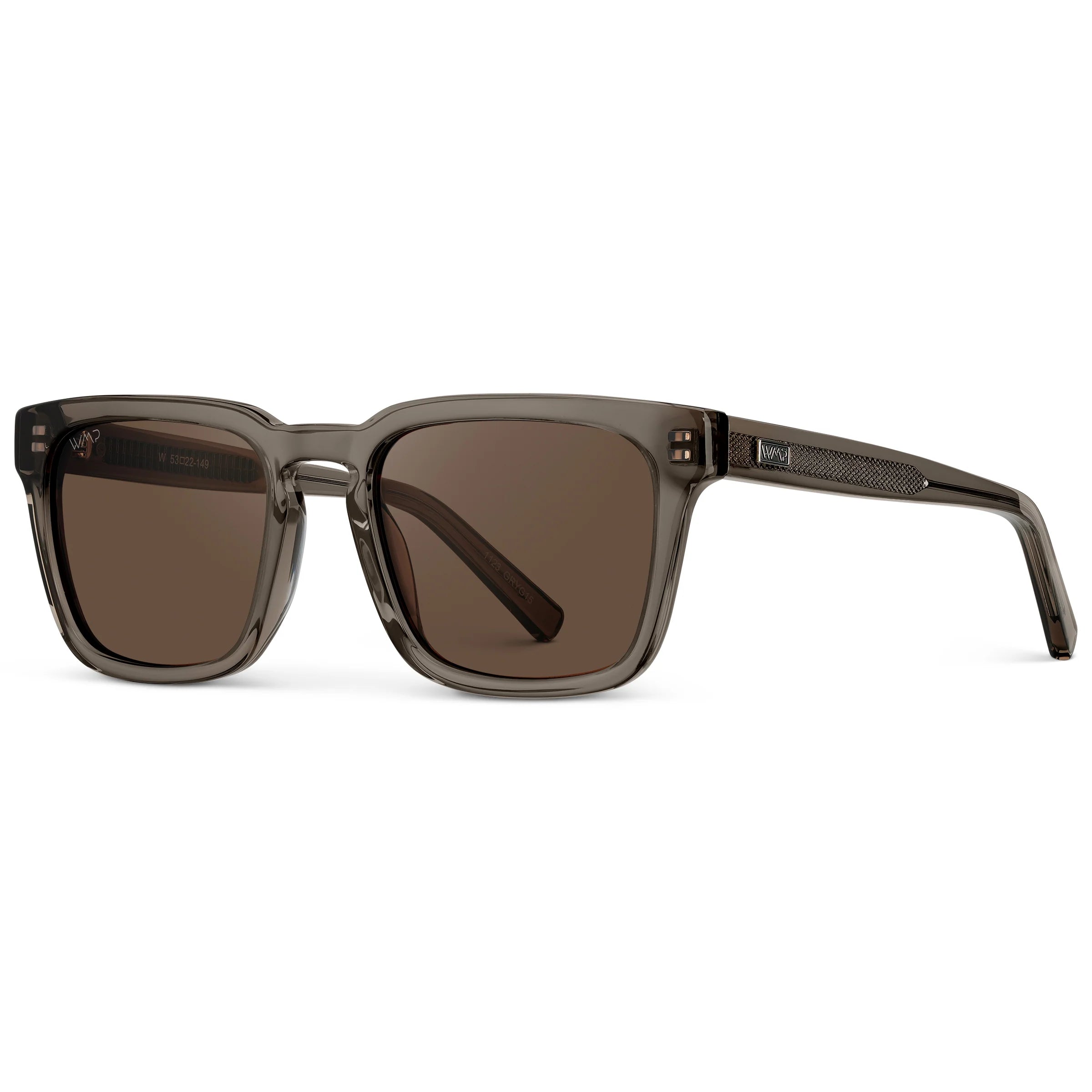 Maverick Sunglasses in Gunmetal/Brown
