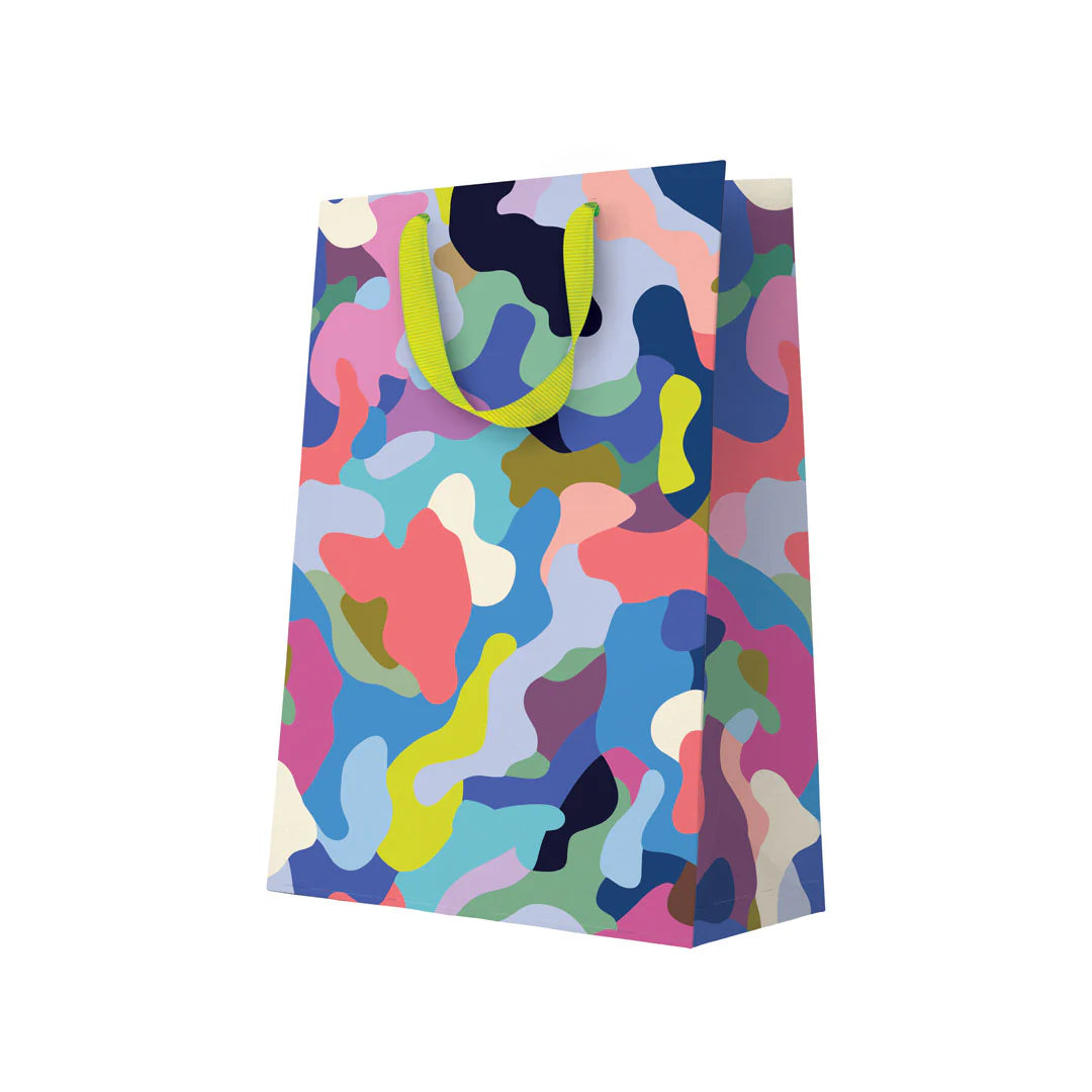 Colorful Camo Gift Bag - Large