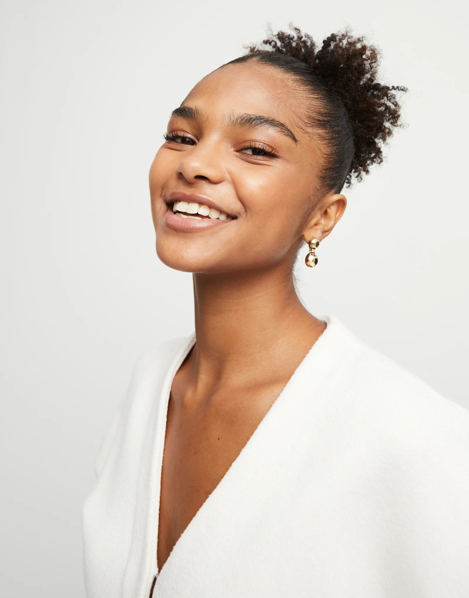 Ser Intrépida Gold Earrings