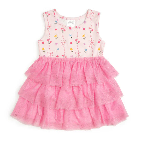 Peony Floral Tank Tutu Dress
