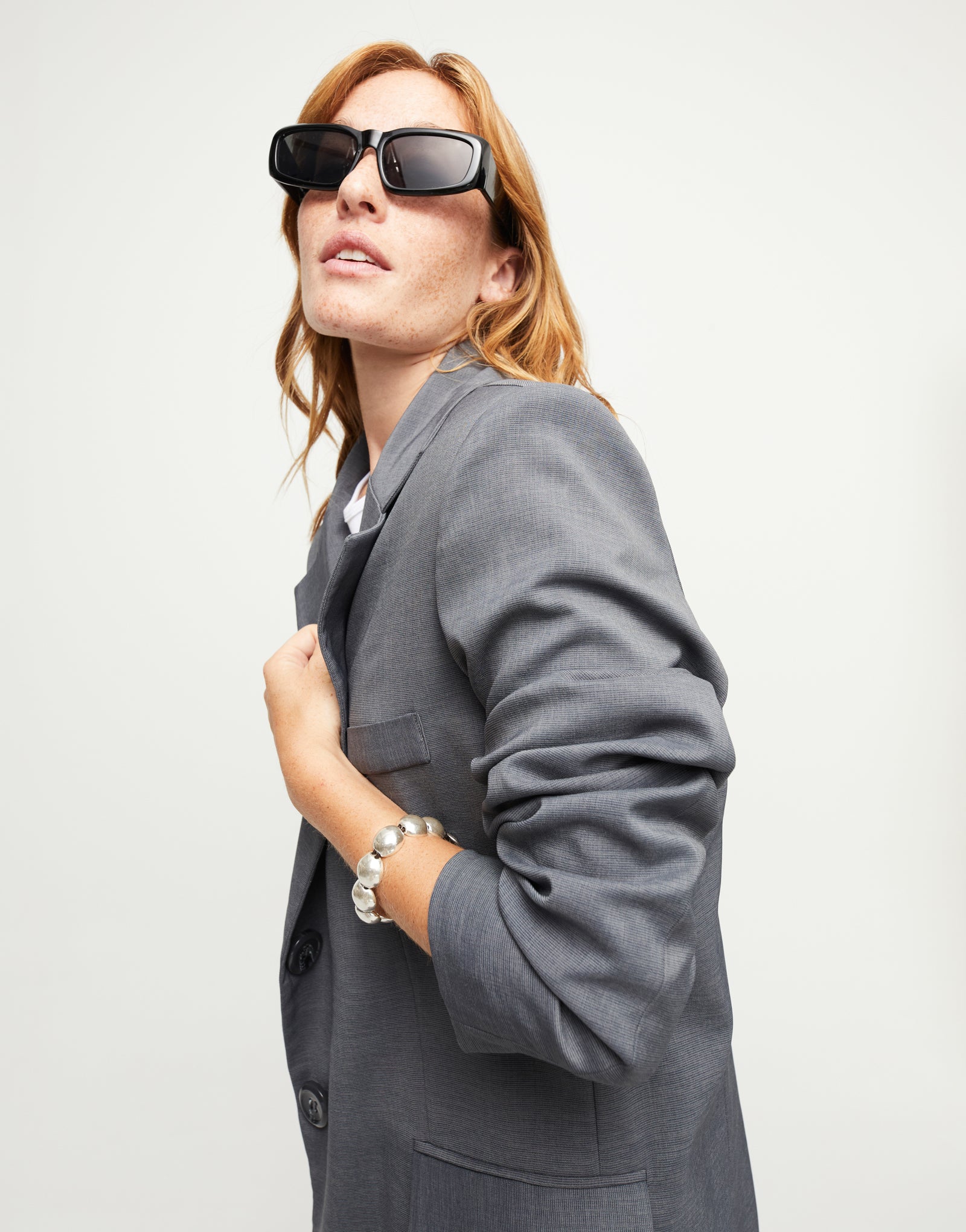 Leather Bracelet w/ Large Round Beads