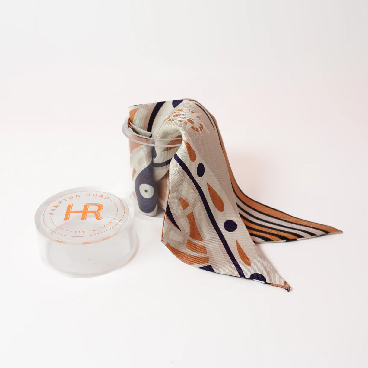 Gold Paisley Twilly Set