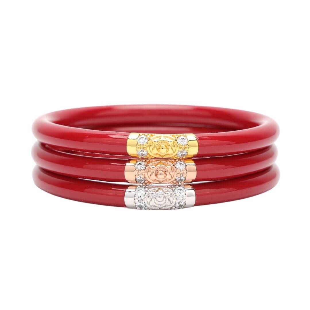 BuDhaGirl Three Kings Red All Weather Bangles®