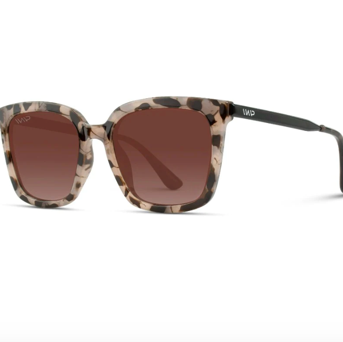 Madison Sunglasses in Blush Pink/Gradient Brown