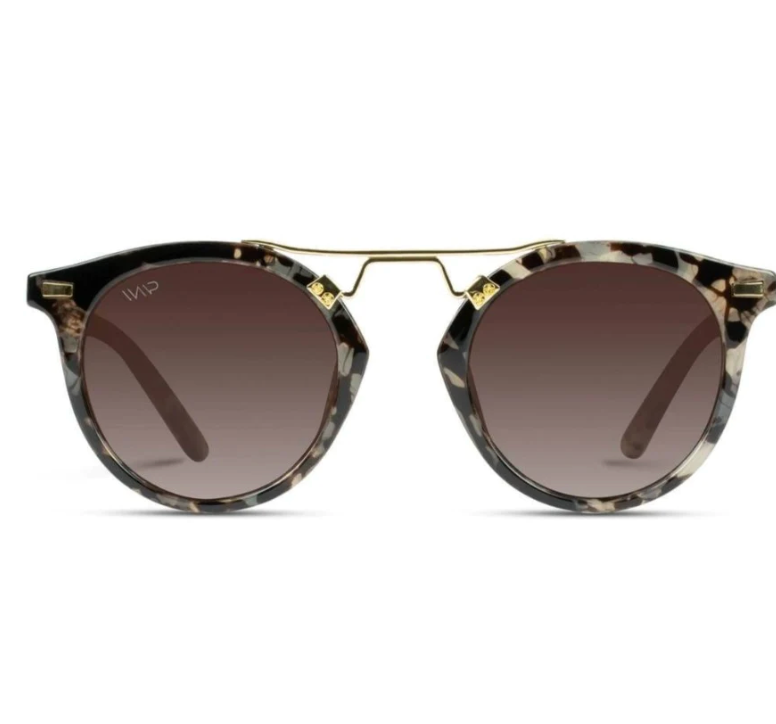 Skyler Sunglasses in Oatmeal/Brown