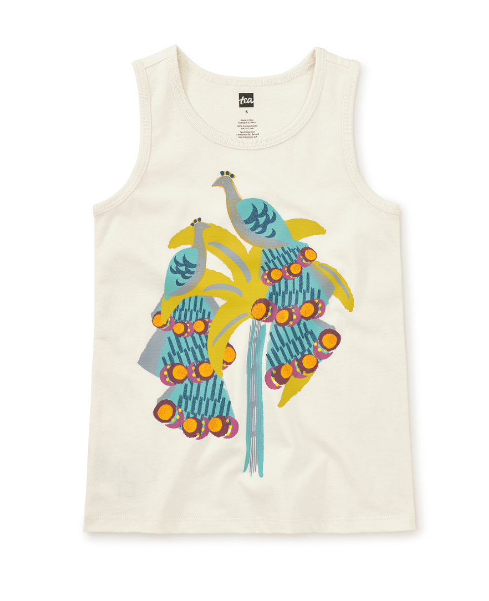 Perched Peacocks Tank Top