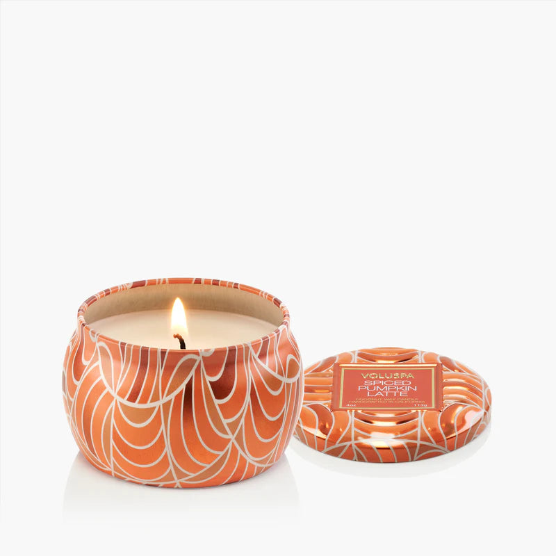 Spiced Pumpkin Latte Capsule Mini Tin Candle