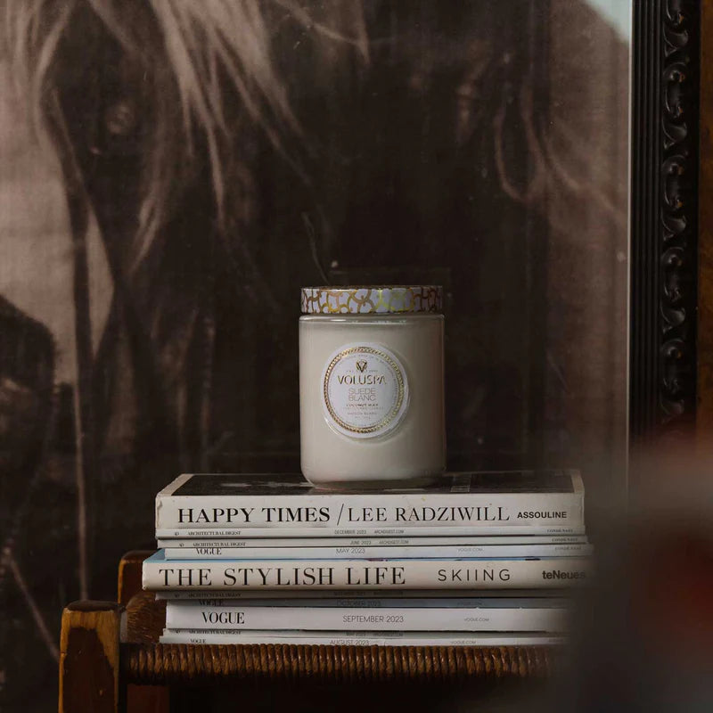 Suede Blanc 18oz Large Jar