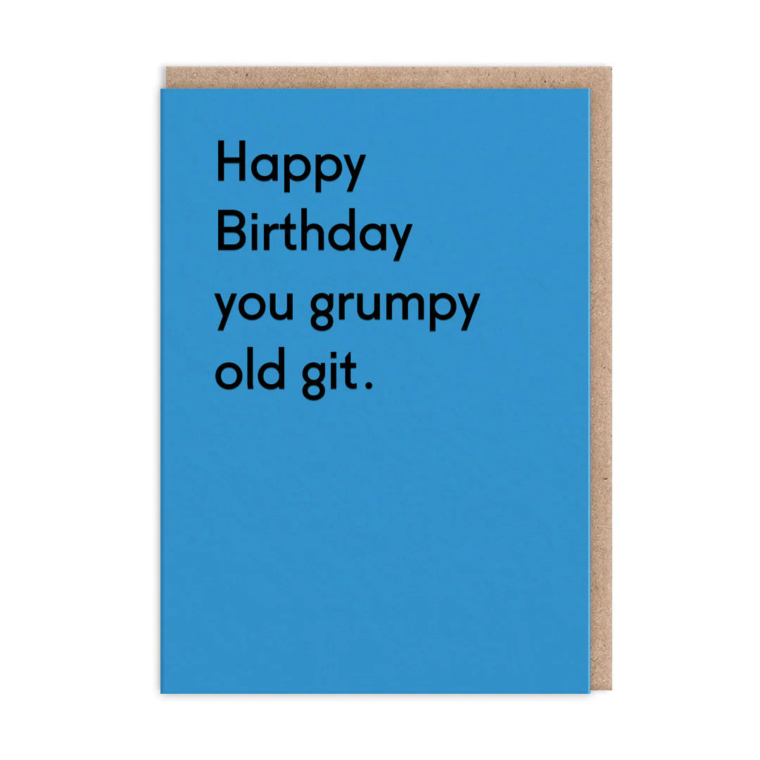 Grumpy Old Git Greeting Card