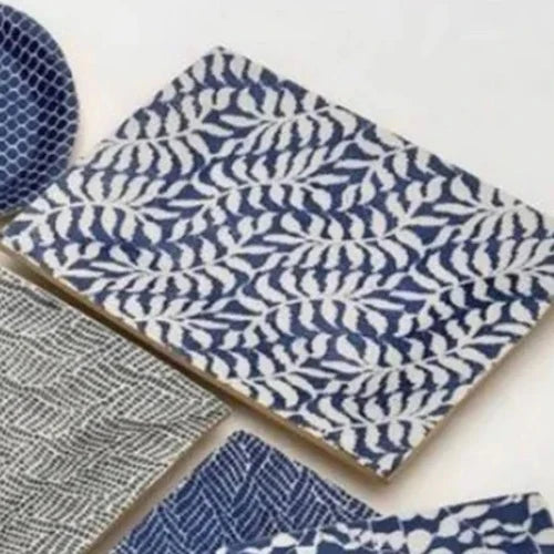 Fern Cobalt Charcuterie Tray