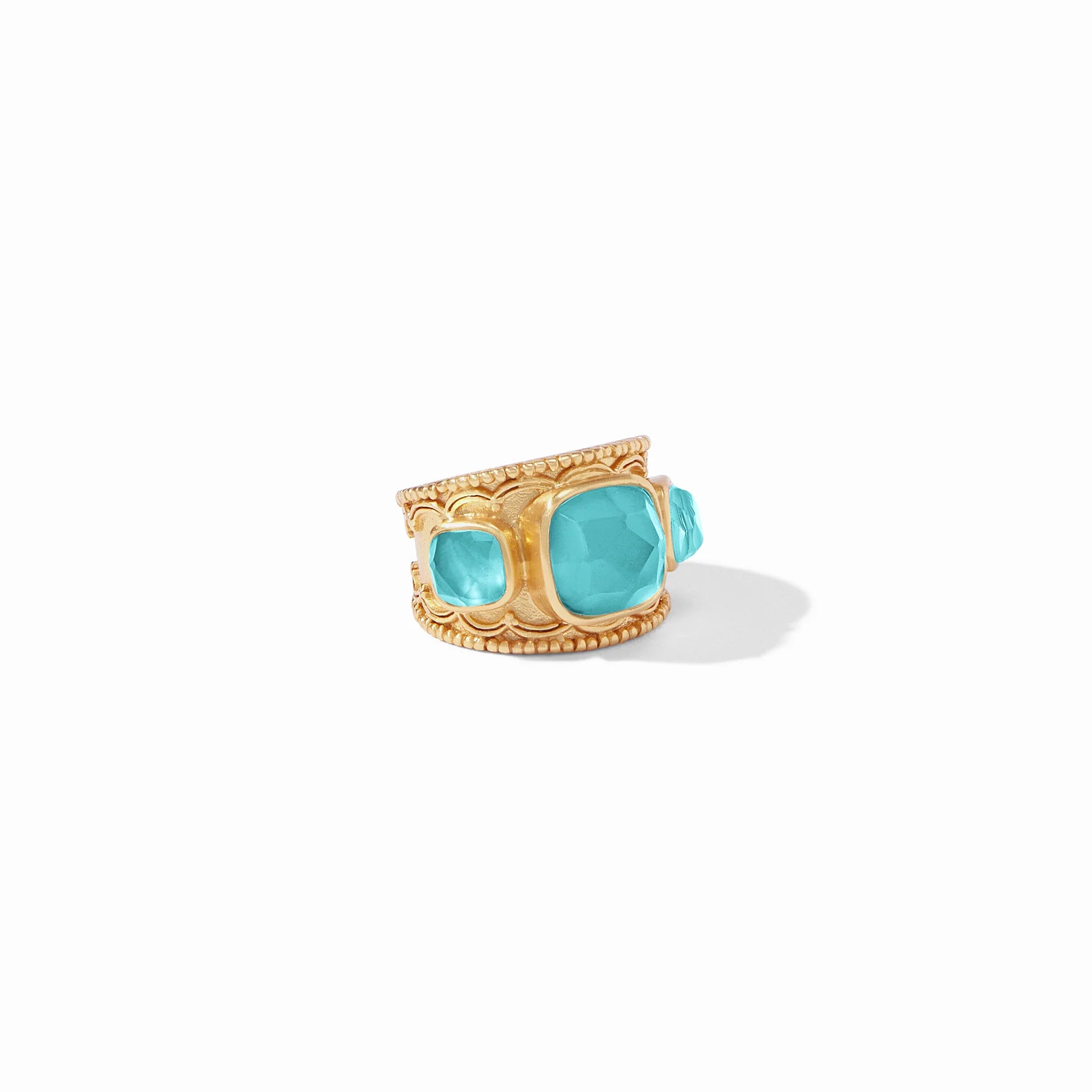 Trieste Statement Ring Bahamian Blue